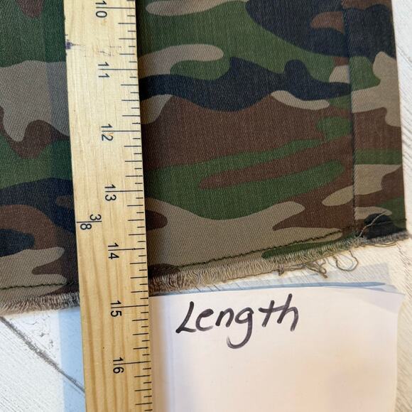 VTG Y2K Forever 21 medium green brown camo army mini skirt grunge military emo - Picture 4 of 6